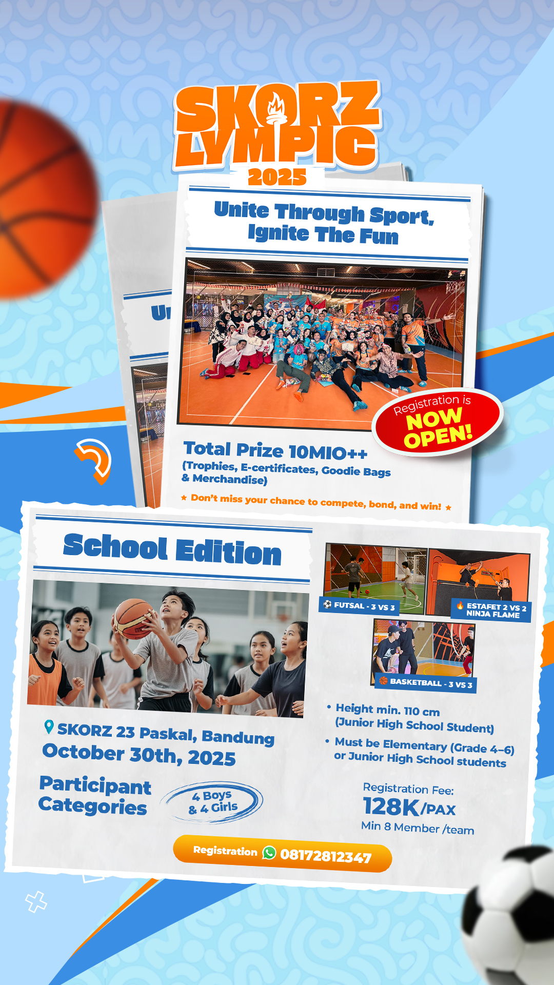SKORZLYMPIC 23 Paskal (Bandung): SCHOOL EDITION
